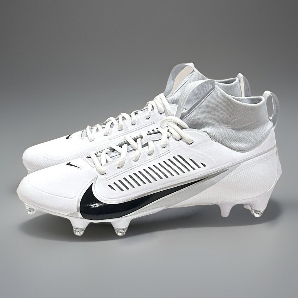 Men's 11 Nike Vapor Edge Pro 360 2 D Football Cleats White FJ7023-100 Detachable